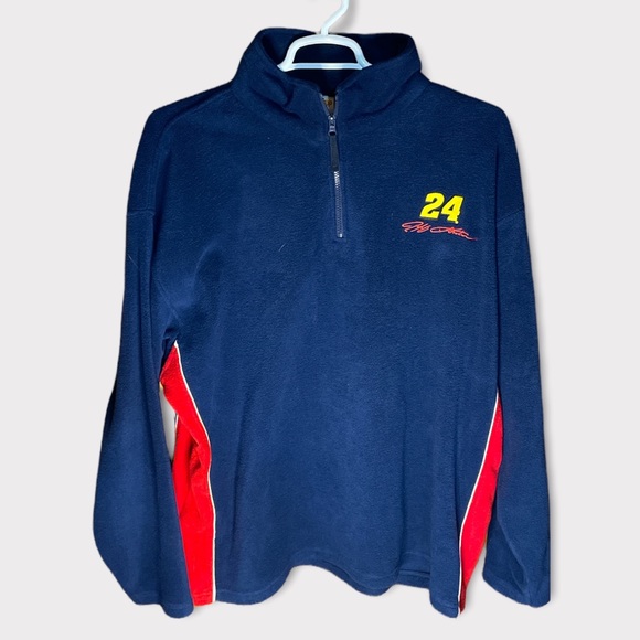 Chase Authentics Other - Vintage Jeff Gordon 1/4 Zip Fleece Size 2XL Nascar Oversized Outdoor Heavyweight